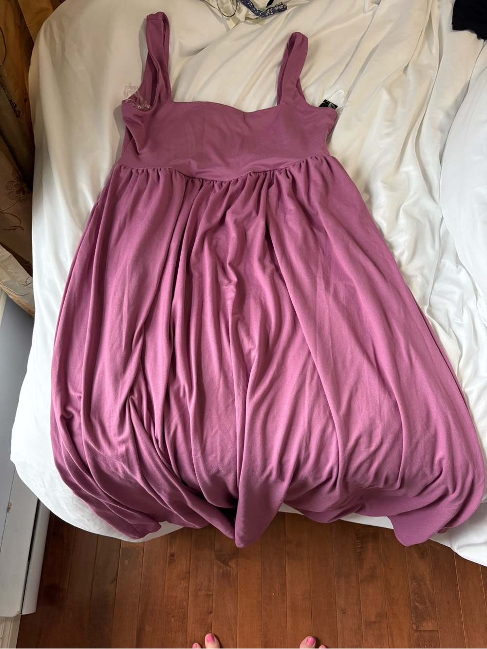 Ardene Mauve Pink Bubble Midi Dress